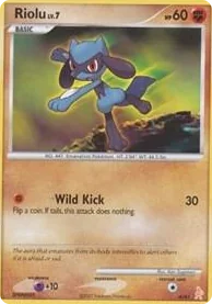 0006 Riolu Common DP Trainer Kit: Manaphy & Lucario