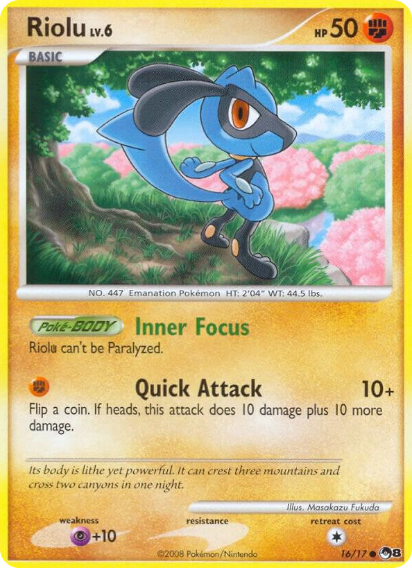 0016 Riolu Common POP Series 8
