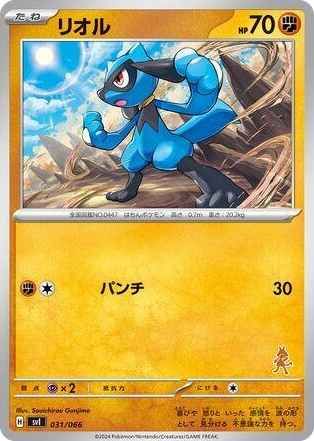 0031 Riolu None Battle Academy