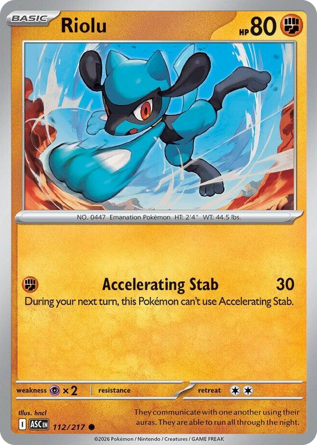 0112 Riolu Common Ascended Heroes