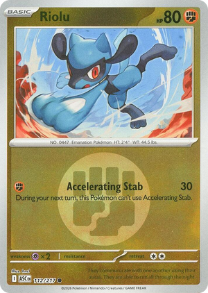 0112 Riolu (Energy Symbol Pattern) Common Ascended Heroes
