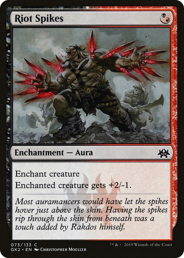 0073 Riot Spikes C Ravnica Allegiance: Guild Kits