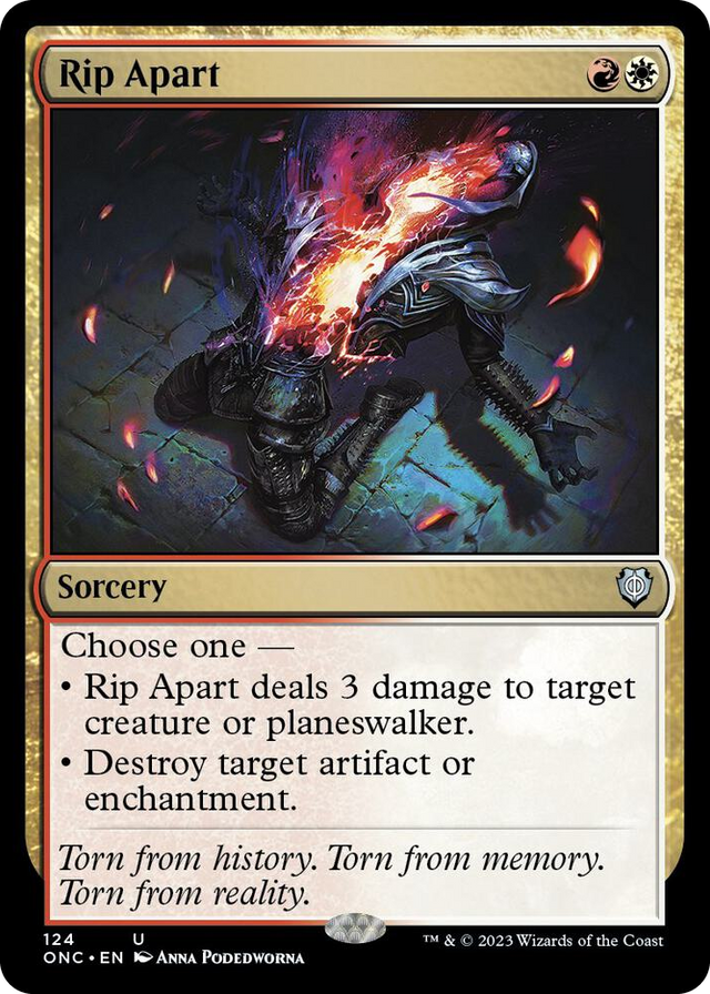 0124 Rip Apart U Commander: Phyrexia: All Will Be One
