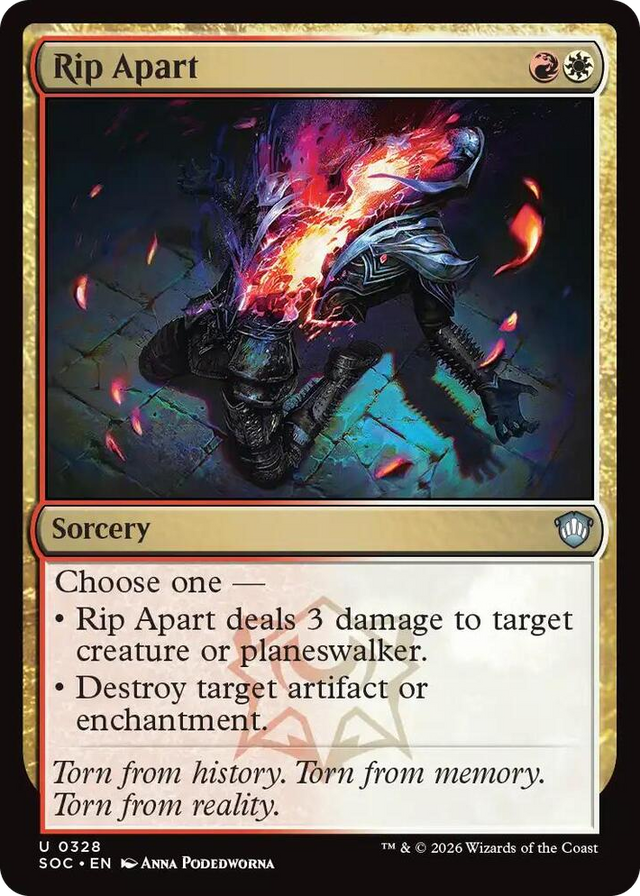 0328 Rip Apart U Commander: Secrets of Strixhaven