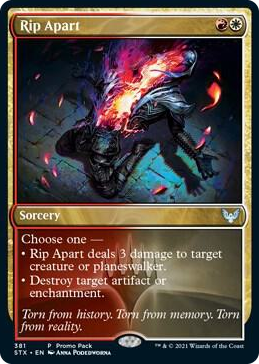 0381 Rip Apart P Promo Pack: Strixhaven