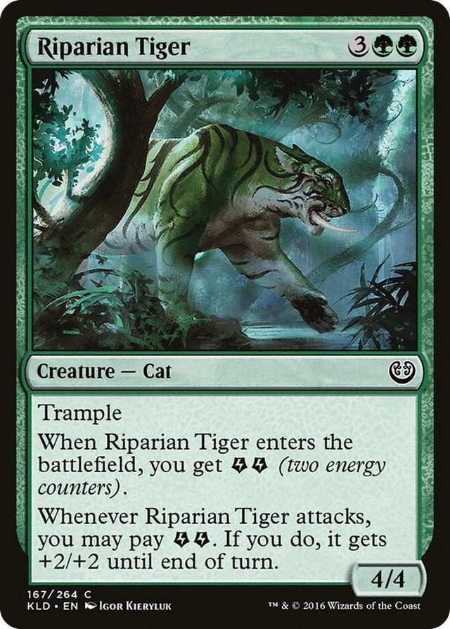 0167 Riparian Tiger C Kaladesh