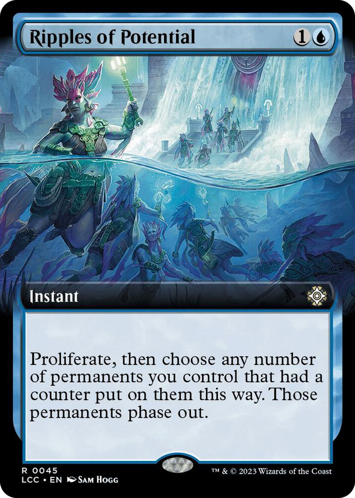 Ripples of Potential (Extended Art) #45 R - Commander: The Lost Caverns of Ixalan Pokemon card