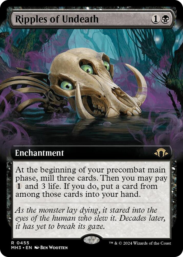 0455 Ripples of Undeath (Extended Art) R Modern Horizons 3