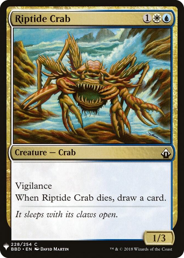 0228 Riptide Crab C The List Reprints