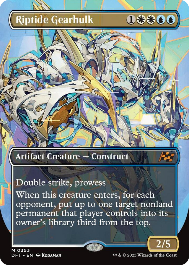 0353 Riptide Gearhulk (Borderless) M Aetherdrift
