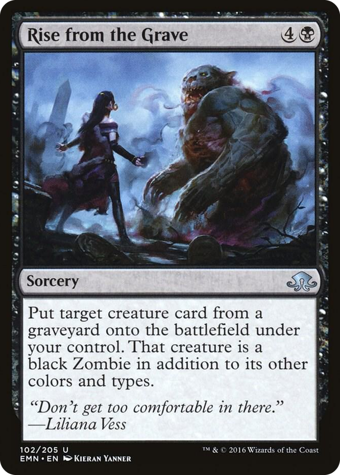 Rise from the Grave #102 U - Eldritch Moon Pokemon card