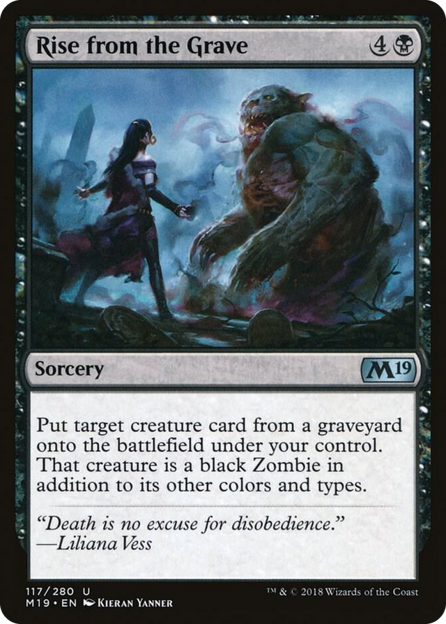 0117 Rise from the Grave U Core Set 2019