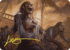 0011 Rise from the Tides Art Card (Gold-Stamped Signature) S Art Series: Commander Masters