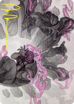0037 Rise of Extus Art Card (Gold-Stamped Signature) S Art Series: Strixhaven