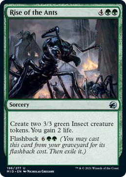 0196 Rise of the Ants U Innistrad: Midnight Hunt