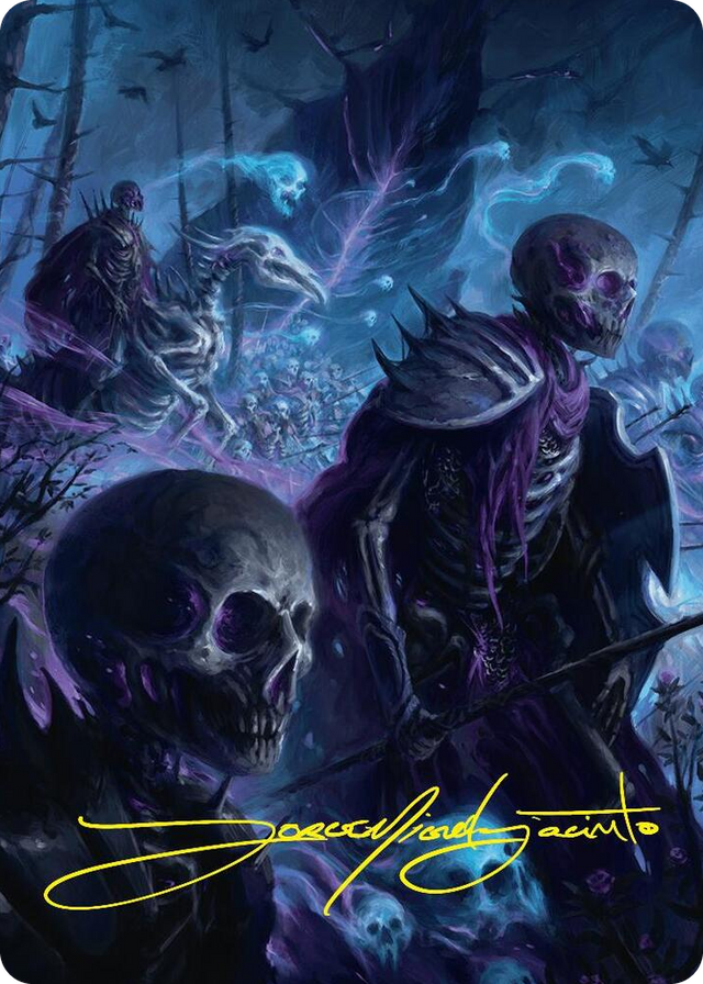 0037 Rise of the Dark Realms Art Card (37/54) (Gold-Stamped Signature) S Art Series: Foundations