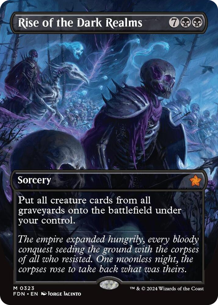 0323 Rise of the Dark Realms (Borderless) M Foundations