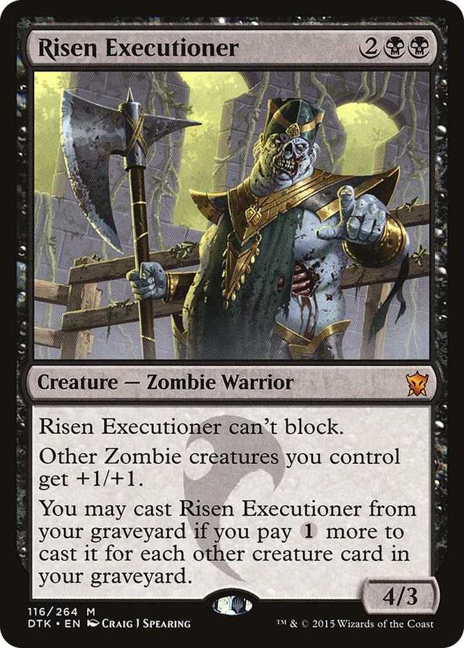 0116 Risen Executioner M Dragons of Tarkir