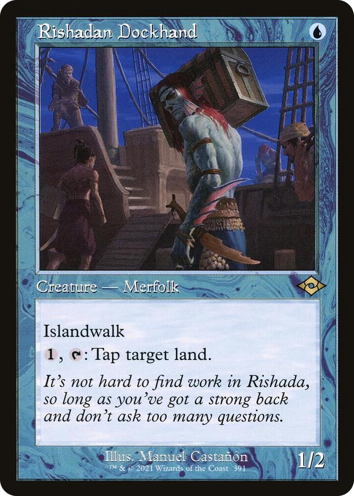 0391 Rishadan Dockhand (Retro Frame) R Modern Horizons 2