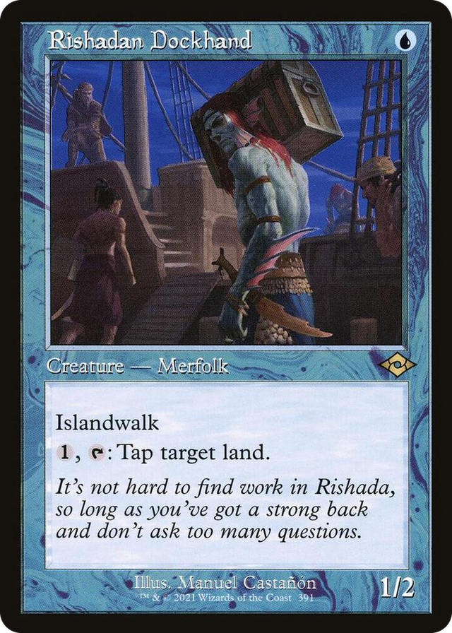 0391 Rishadan Dockhand (Retro Frame) R Modern Horizons 2