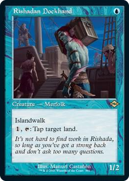 0391 Rishadan Dockhand (Retro Frame) (Foil Etched) R Modern Horizons 2