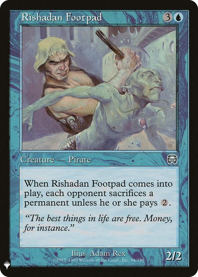 0094 Rishadan Footpad U The List Reprints