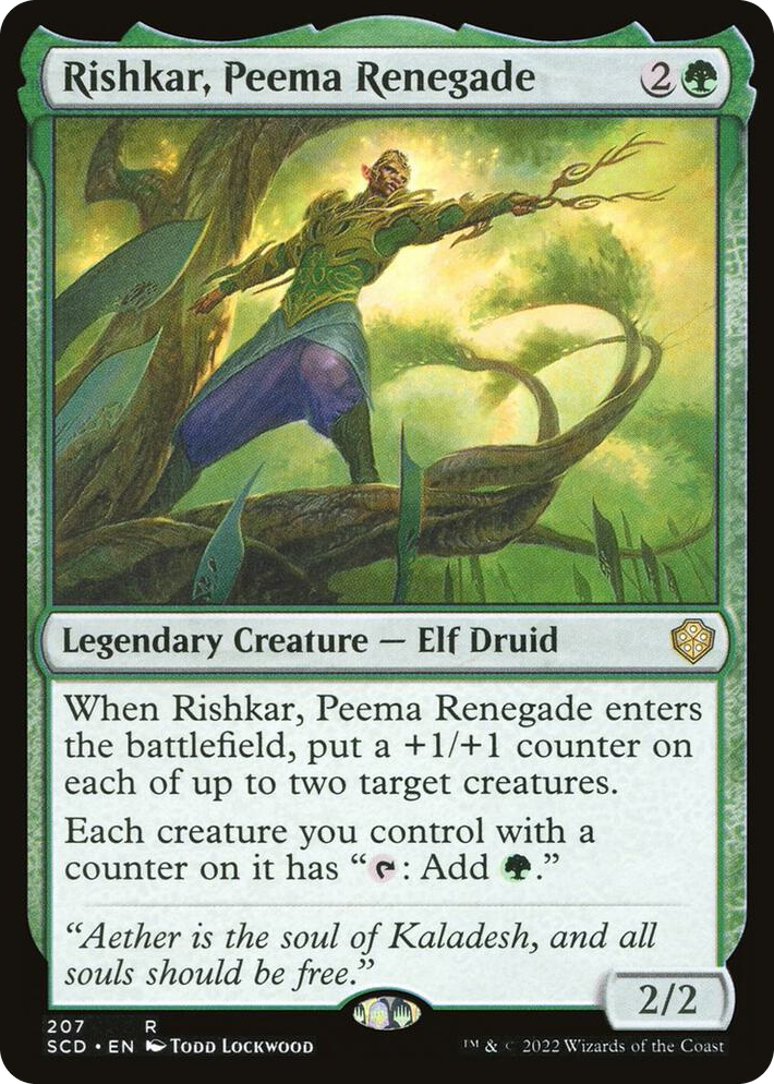 0207 Rishkar, Peema Renegade R Starter Commander Decks