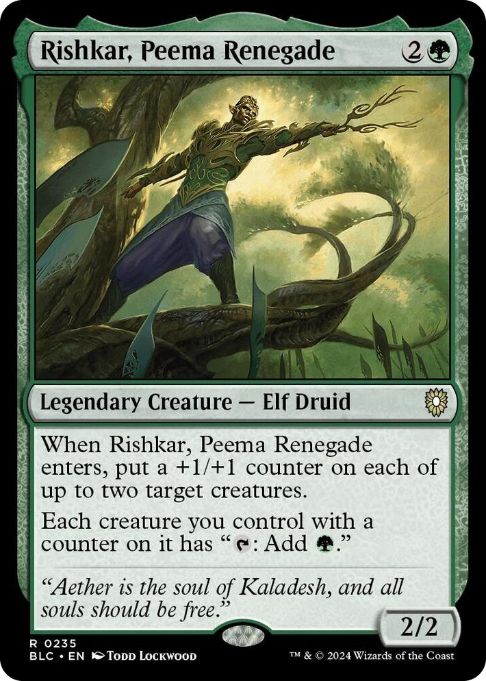 0235 Rishkar, Peema Renegade R Commander: Bloomburrow
