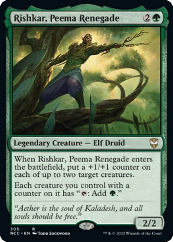 0305 Rishkar, Peema Renegade R Commander: Streets of New Capenna