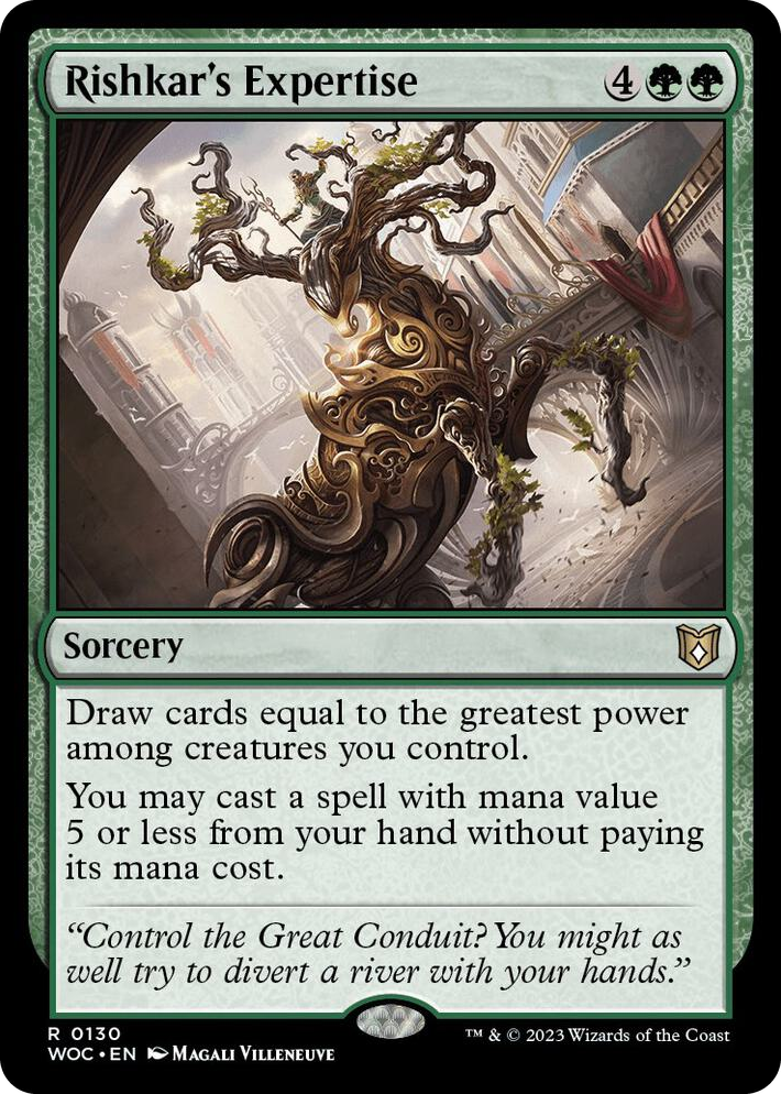 0130 Rishkar's Expertise R Commander: Wilds of Eldraine
