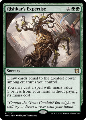 0130 Rishkar's Expertise R Commander: Wilds of Eldraine