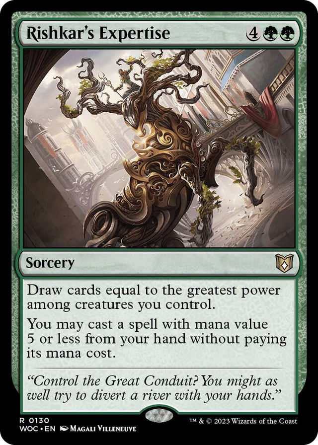 0130 Rishkar's Expertise R Commander: Wilds of Eldraine