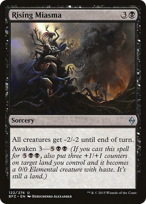 0122 Rising Miasma U Battle for Zendikar
