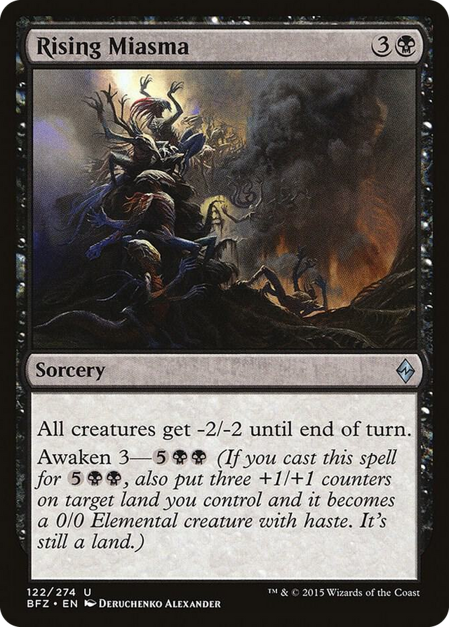 0122 Rising Miasma U Battle for Zendikar