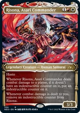 0330 Risona, Asari Commander (Showcase) R Kamigawa: Neon Dynasty