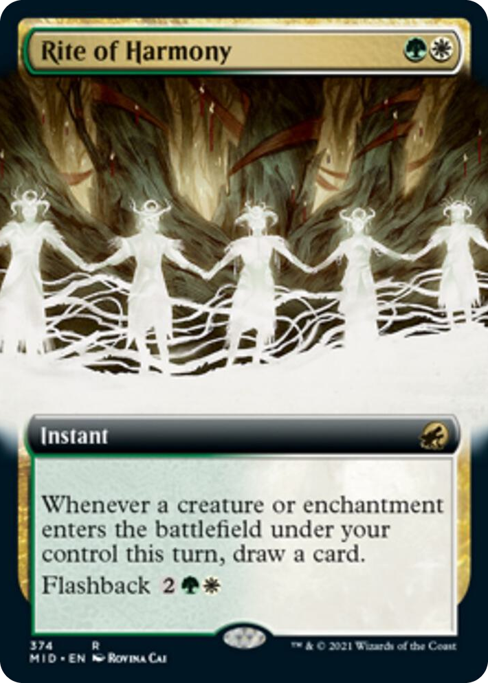 0374 Rite of Harmony (Extended Art) R Innistrad: Midnight Hunt