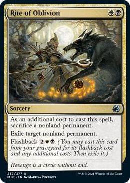 0237 Rite of Oblivion U Innistrad: Midnight Hunt