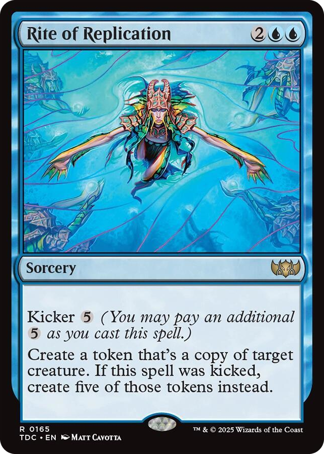 0165 Rite of Replication R Commander: Tarkir: Dragonstorm
