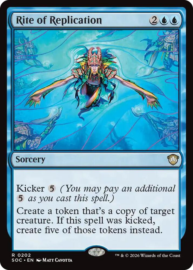 0202 Rite of Replication R Commander: Secrets of Strixhaven