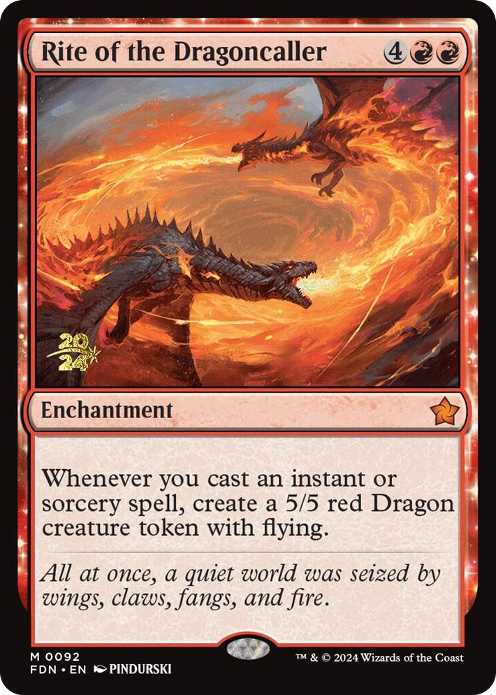 0092 Rite of the Dragoncaller M Prerelease Cards