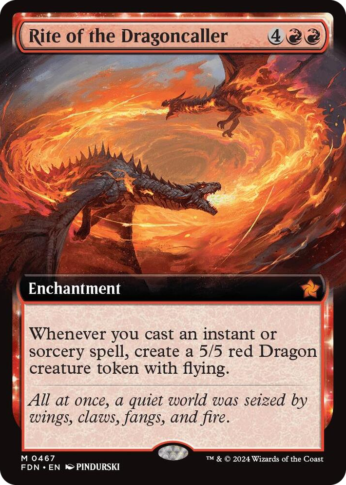 0467 Rite of the Dragoncaller (Extended Art) M Foundations