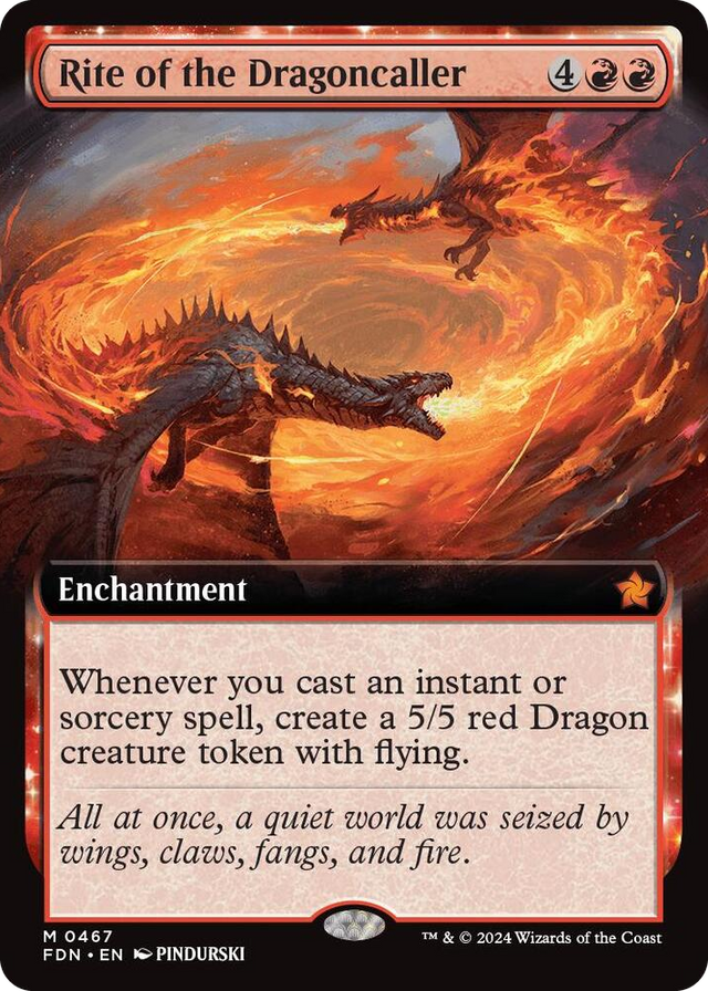 0467 Rite of the Dragoncaller (Extended Art) M Foundations