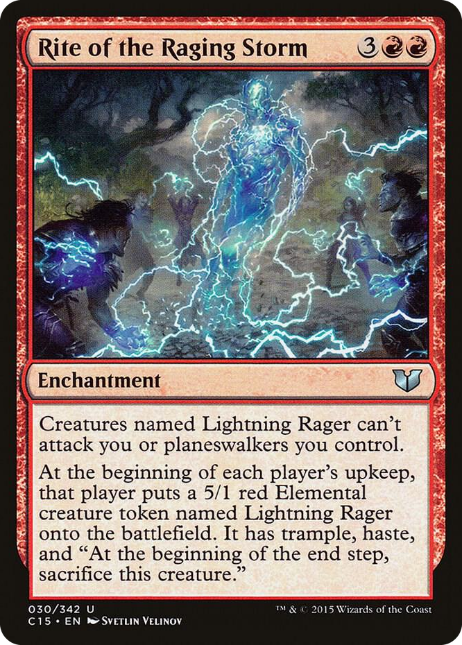 Rite of the Raging Storm #30 U - Commander 2015 Pokemon card