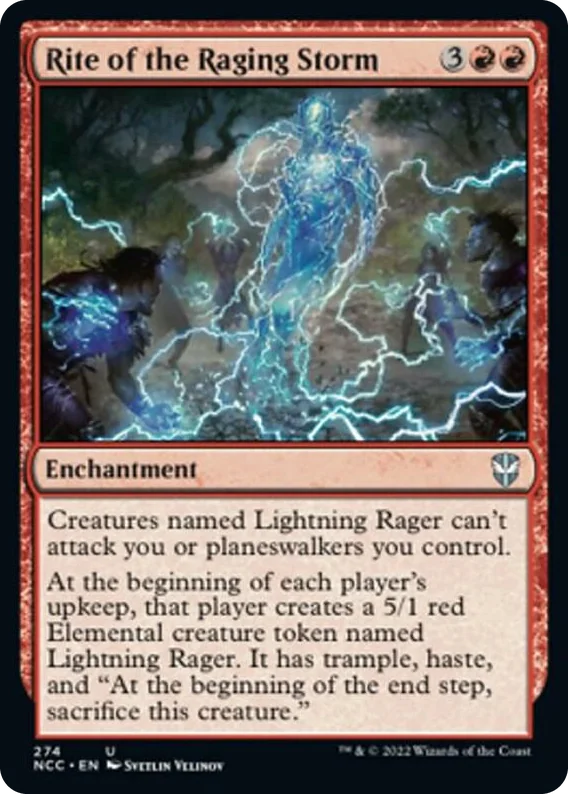 0274 Rite of the Raging Storm U Commander: Streets of New Capenna