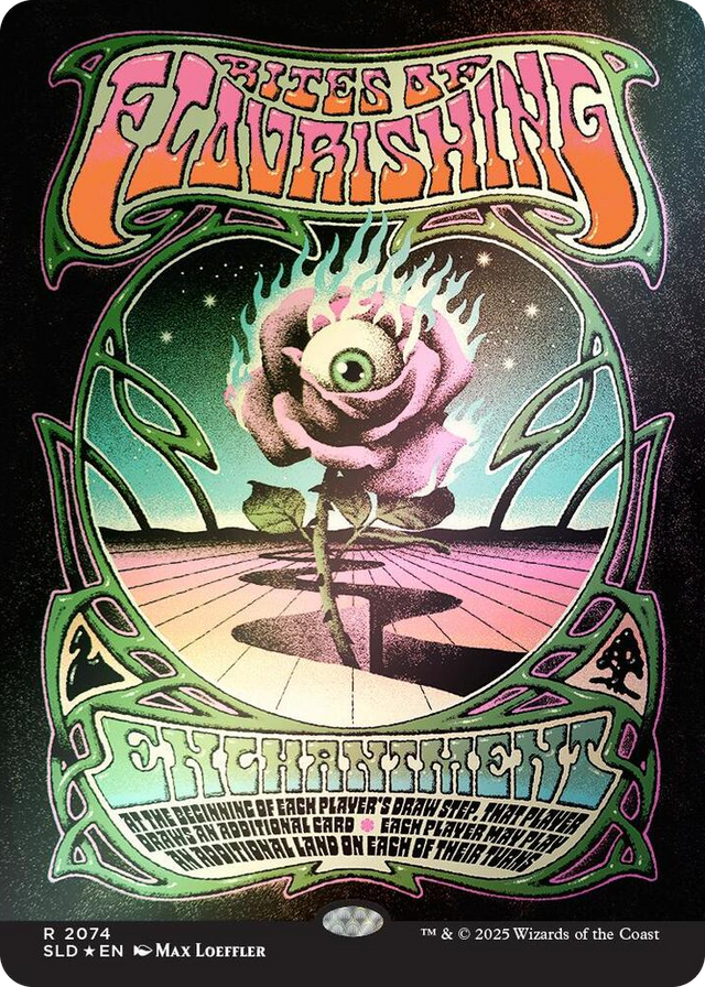 2074 Rites of Flourishing (2074) (Rainbow Foil) R Secret Lair Drop Series