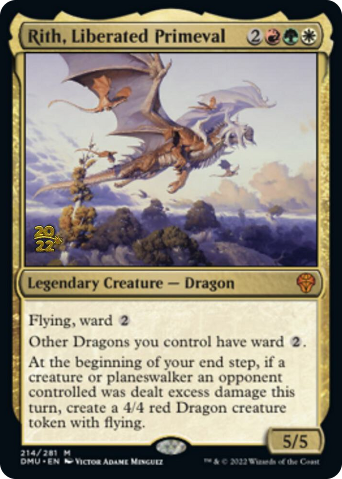 Rith, Liberated Primeval #214 M - Prerelease Cards Pokemon card
