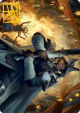 0018 Ritual Guardian Art Card (Gold-Stamped Signature) S Art Series: Innistrad: Midnight Hunt