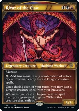 0355 Rivaz of the Claw (Textured Foil) R Dominaria United