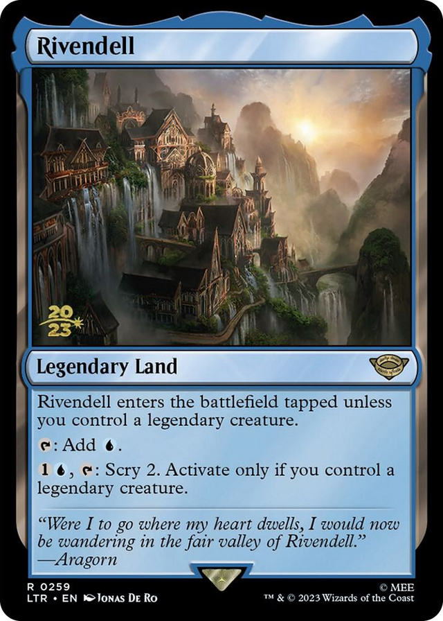 0259 Rivendell R Prerelease Cards
