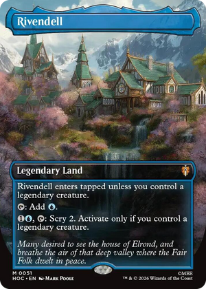 0051 Rivendell (Borderless) M The Hobbit: Eternal-Legal
